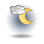 few clouds